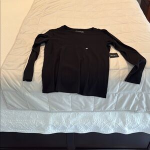 Eddie Bauer Classic Black Long Sleeve Shirt